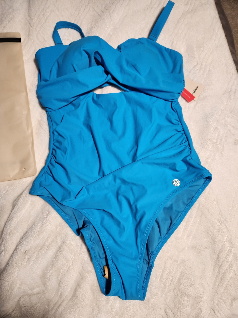 shapewear Bright Blue Women's One-Piece Swimsuit